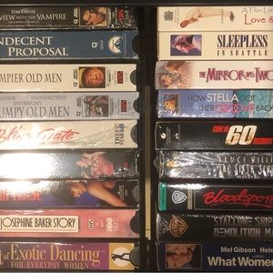 VHS $3 Buy 1 get 2 free, bundle